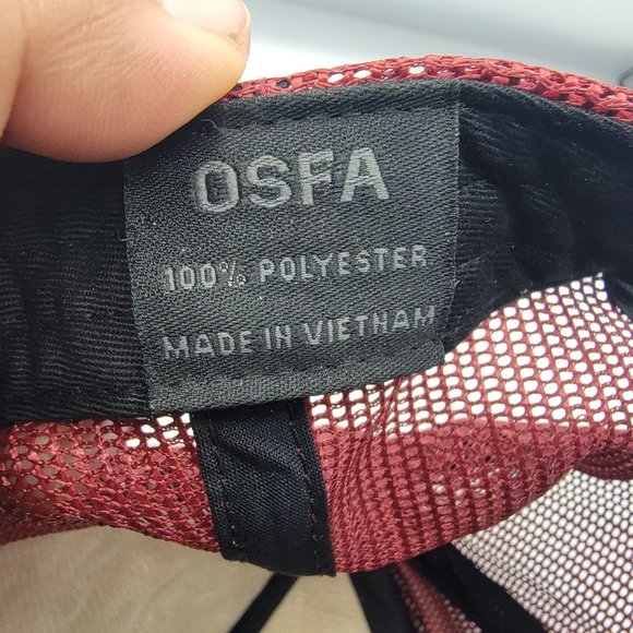 Fox Racing Repented Adults Dark Red Trucker Hat Breathable Adjustable Comfort - Picture 8 of 10